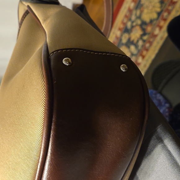 Etienne Aigner EUC Linen Canvas Medium Purse - Picture 7 of 12